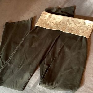 PINK brand fold over flare yoga pants